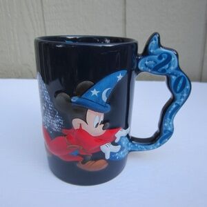 Walt Disney Parks ‎ Mickey Mouse Sorcerer's Apprentice Mug Cup 3D